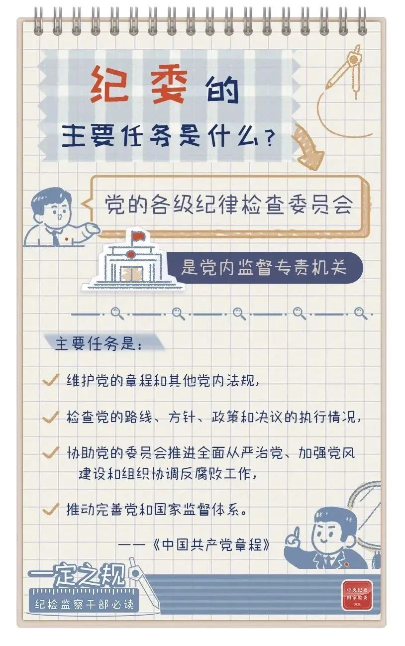 一定之规：纪委的主要任务是什么？
